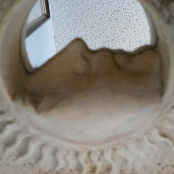 Hayes Parker sandcast sun & moon mirror - Picture 3 of 7